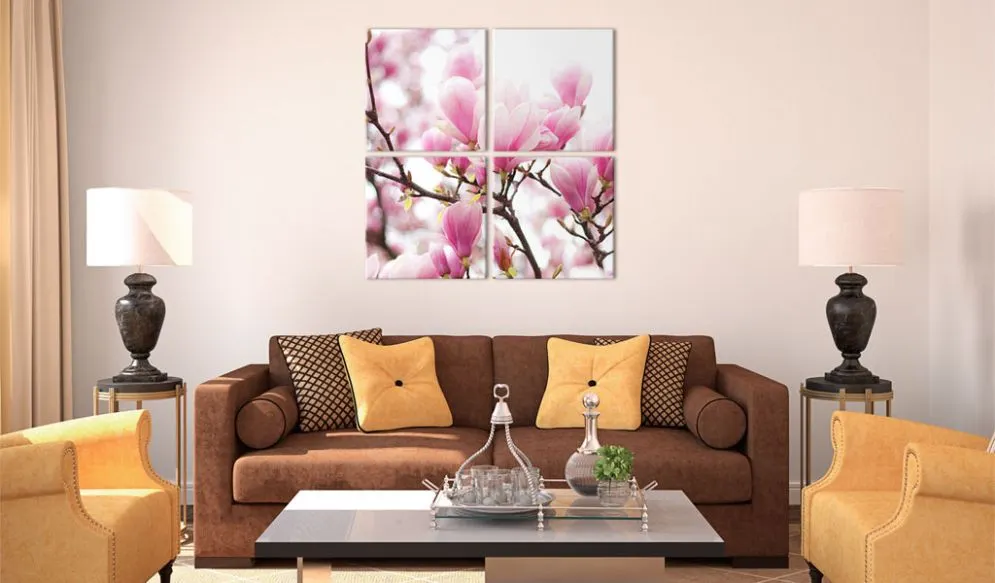 Obraz - Kwitnące drzewo magnolii-2