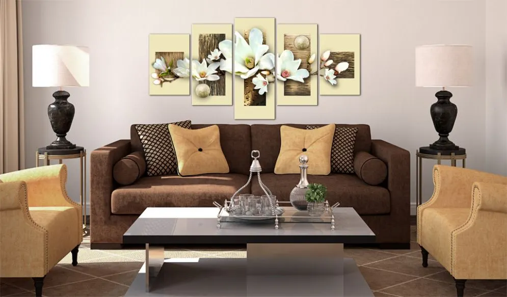 Obraz - Tekstura i magnolia-2