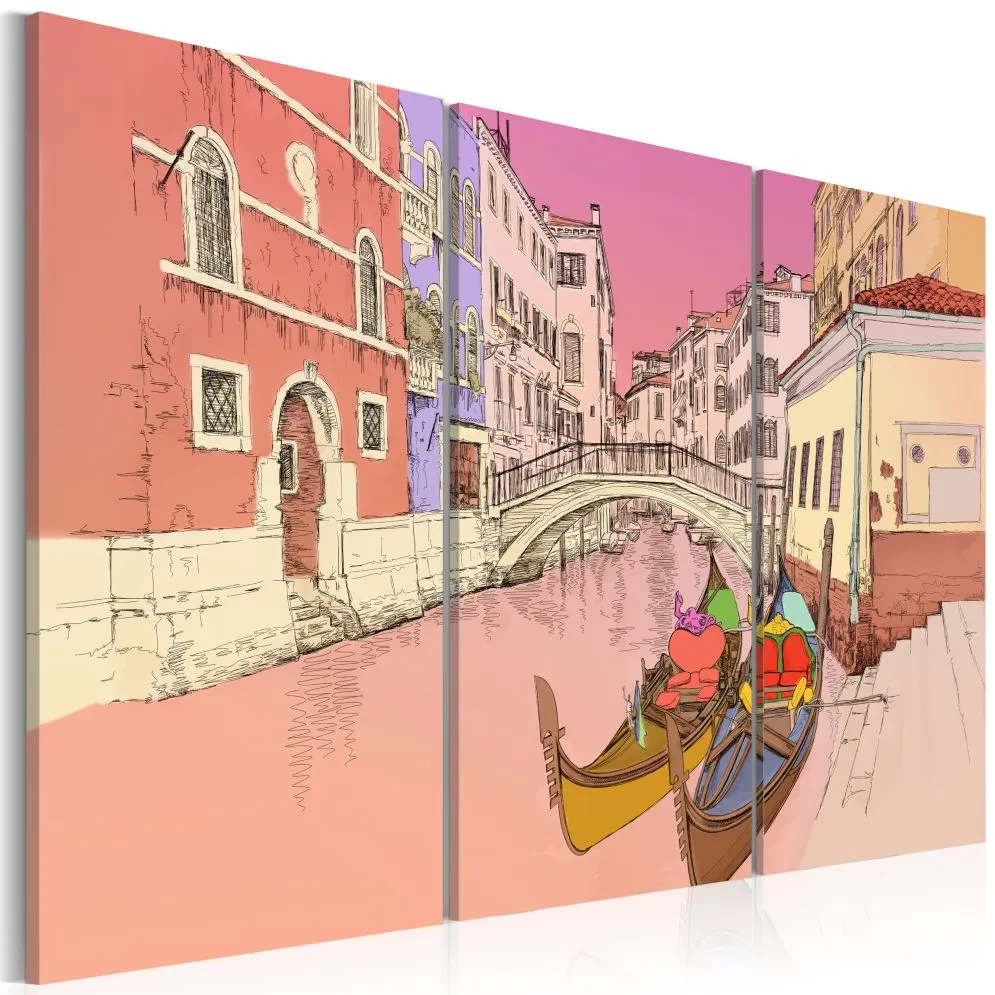 Obraz - Romantic gondolas-1