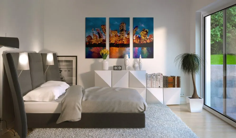 Obraz - Mad city - triptych-2