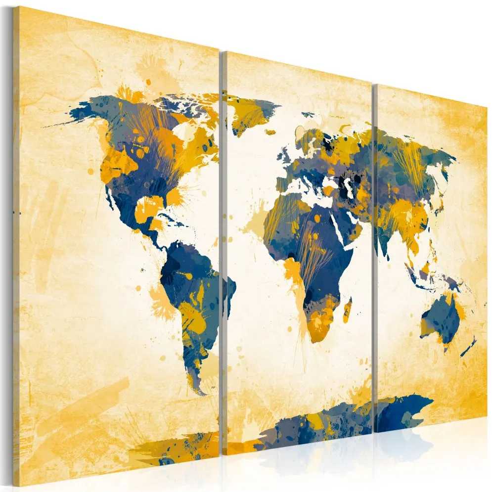 Obraz - Four corners of the World - triptych-1
