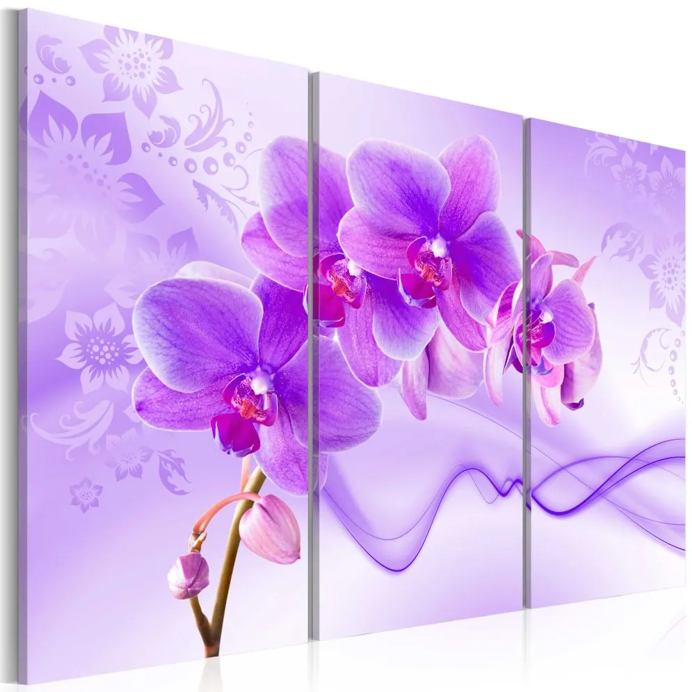 Obraz - Eteryczna orchidea - fiolet-1