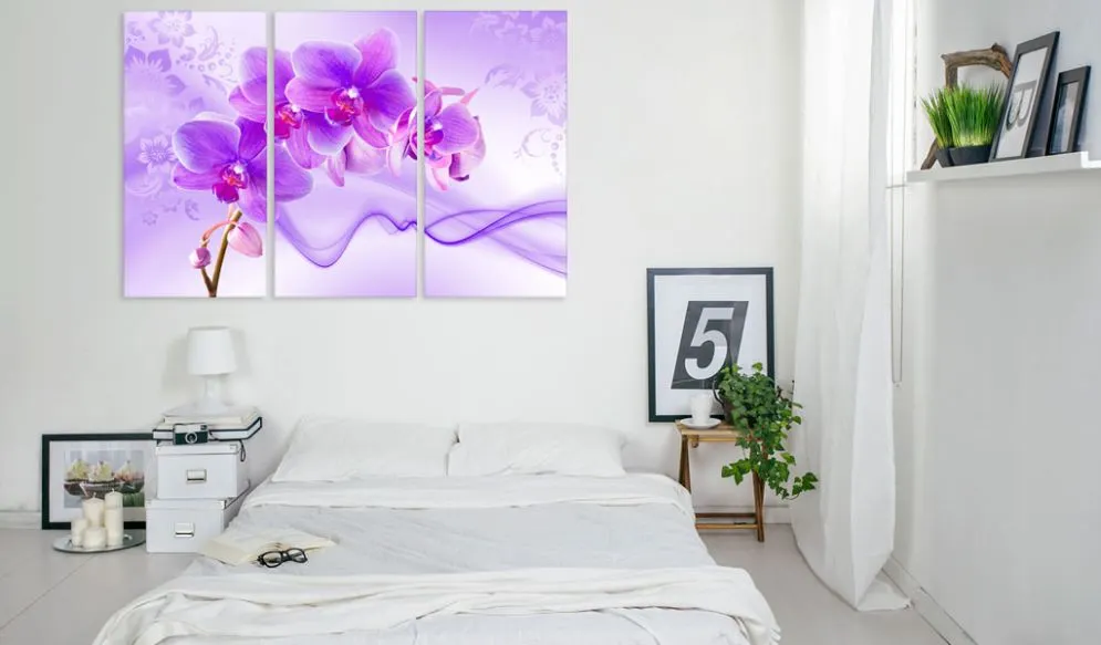 Obraz - Eteryczna orchidea - fiolet-2