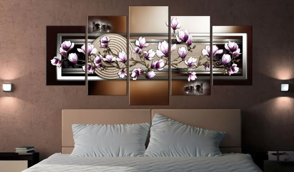 Obraz - Ogród Zen i magnolia-2