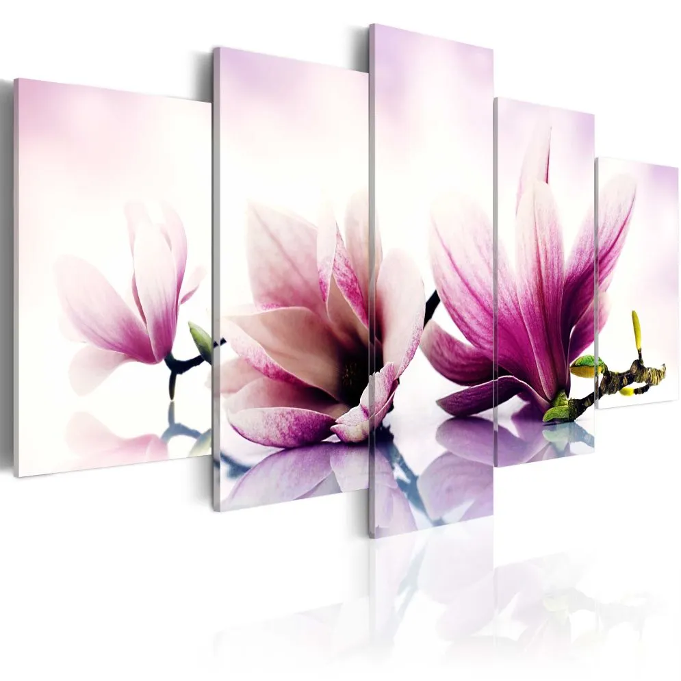 Obraz - Różowe kwiaty  magnolie-1