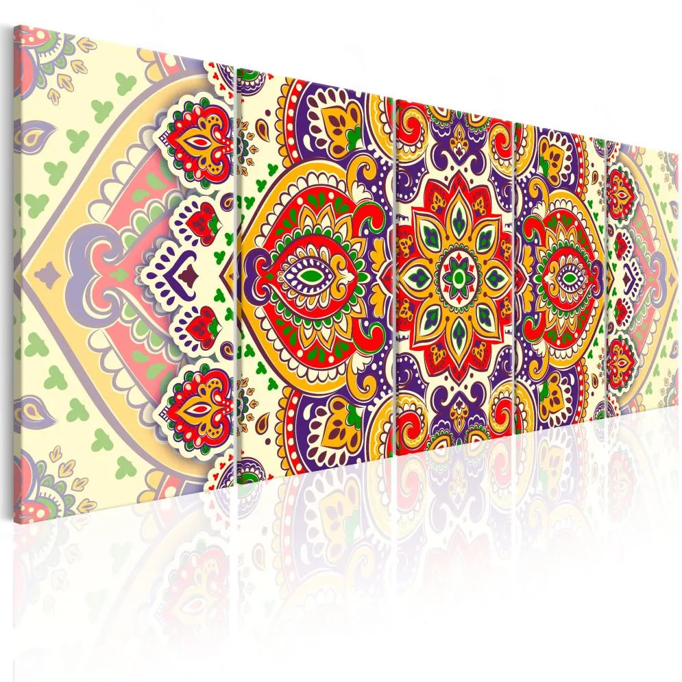 Obraz - Kolorowy ornament-1