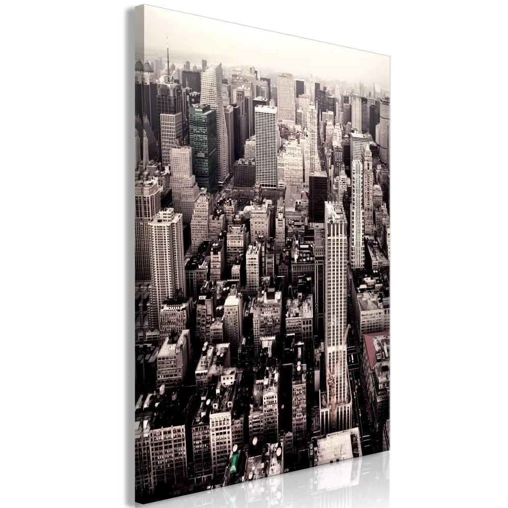 Obraz - Manhattan w sepii (1-częściowy) pionowy-1