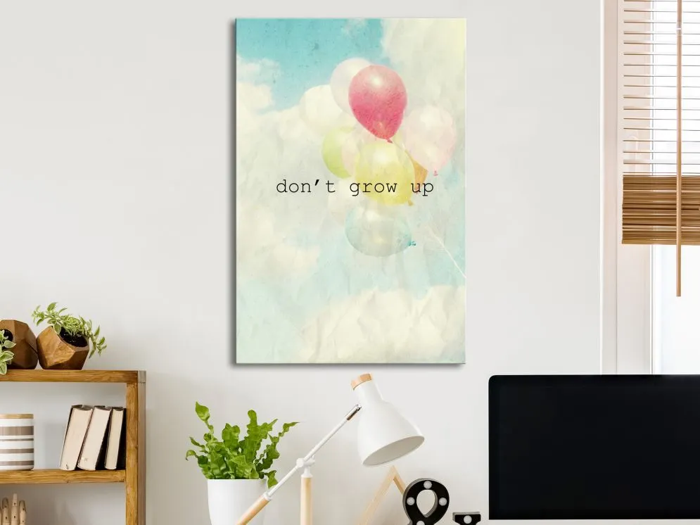 Obraz - Don't grow up (1-częściowy) pionowy-2
