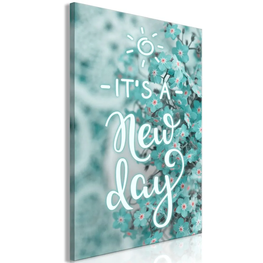 Obraz - It's a new day (1-częściowy) pionowy-1