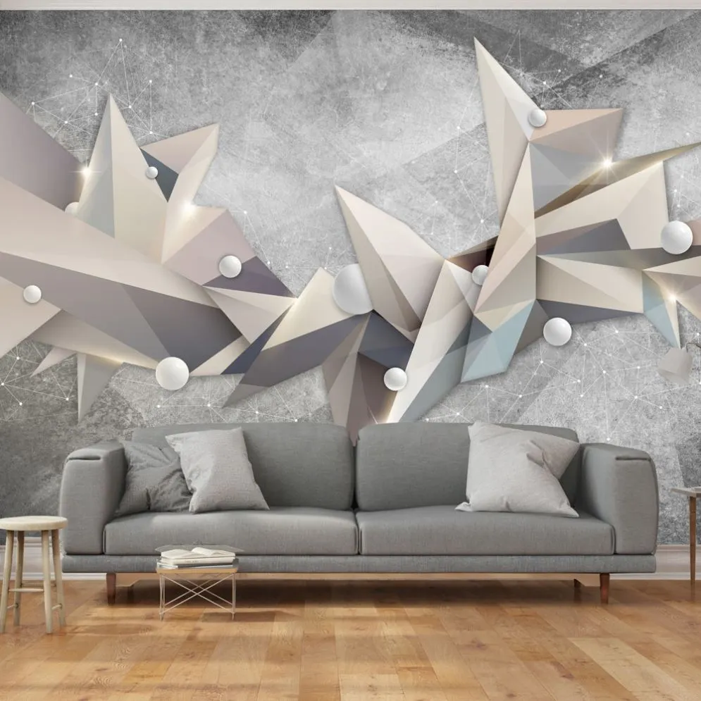 Fototapeta - Geometryczny gwiazdozbiór-1
