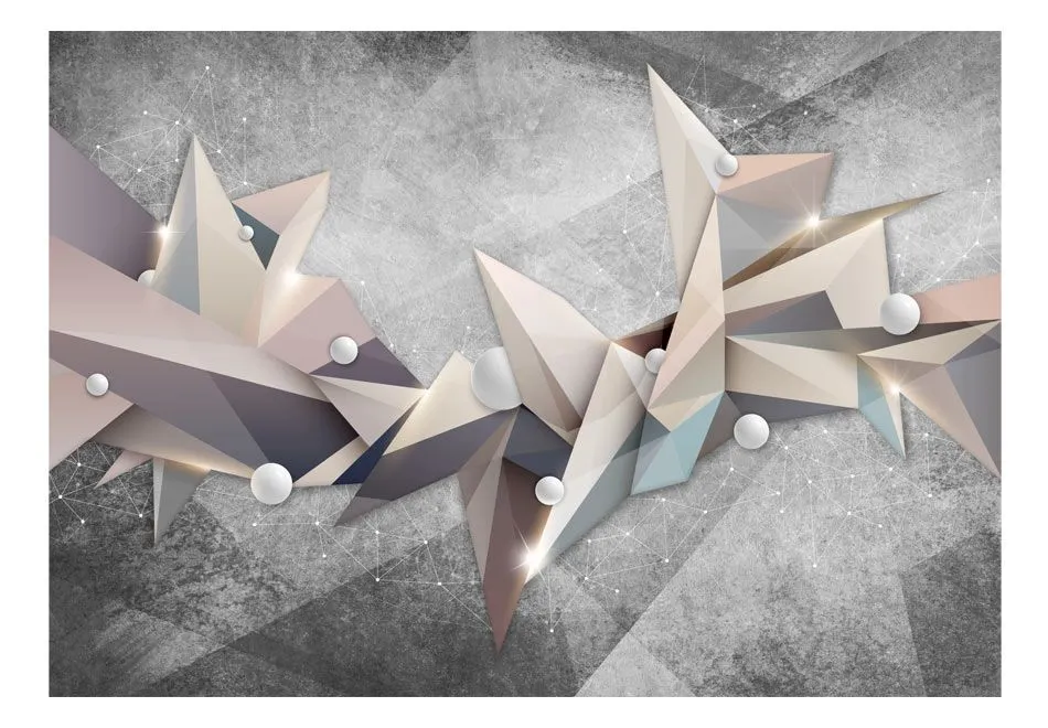 Fototapeta - Geometryczny gwiazdozbiór-2