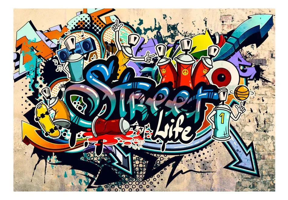 Fototapeta - Street Life-2