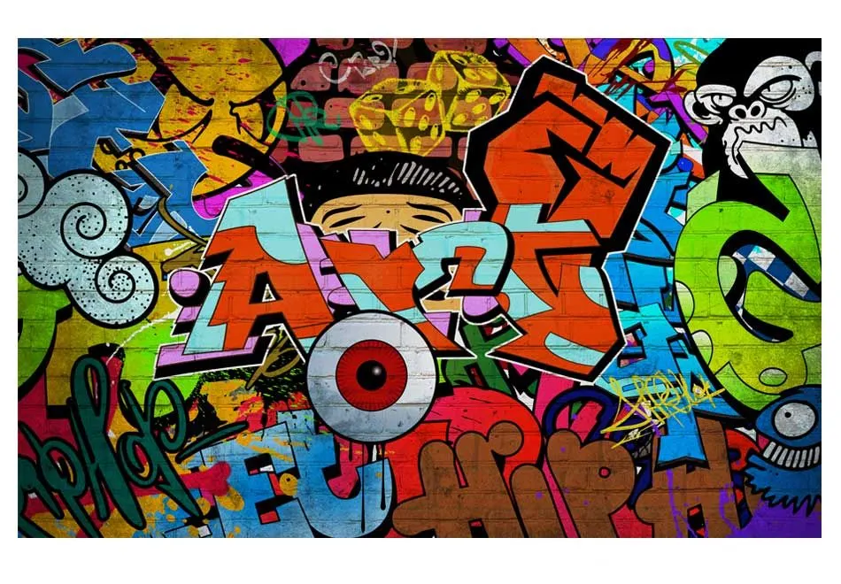 Fototapeta - Graffiti art-2