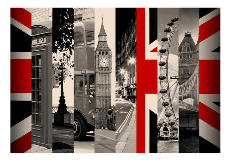 Fototapeta - Symbole Londynu-2