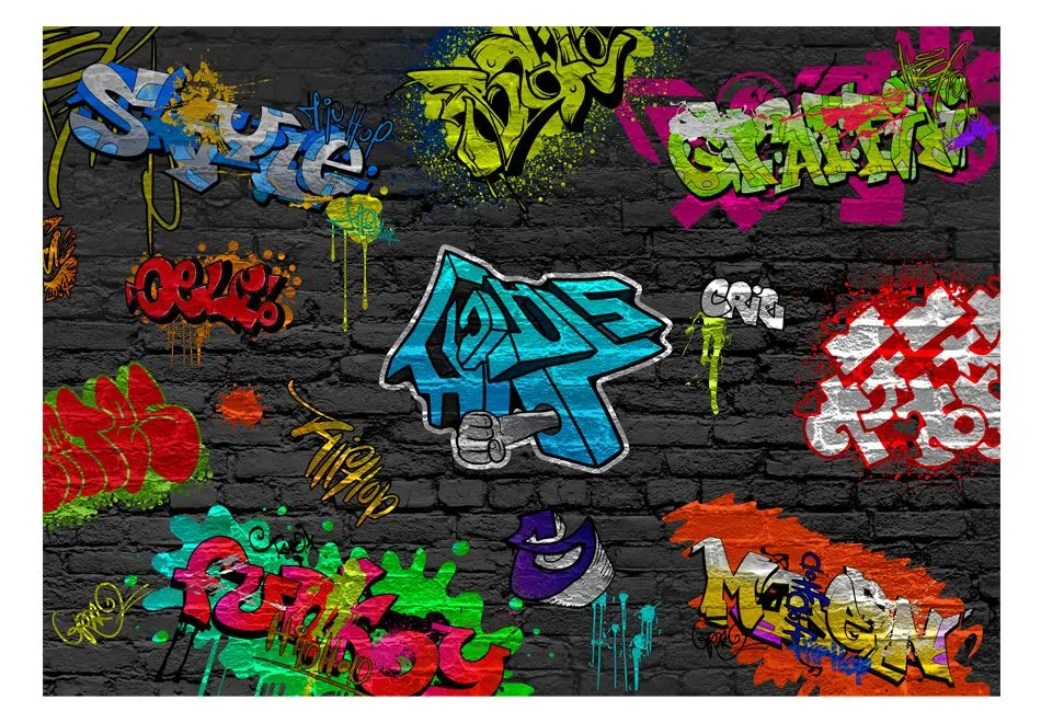 Fototapeta - Graffiti wall-2
