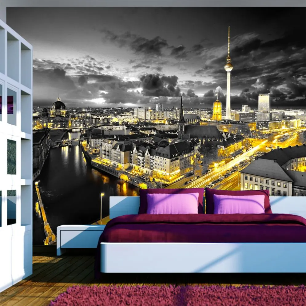 Fototapeta - Berlin nocą-1