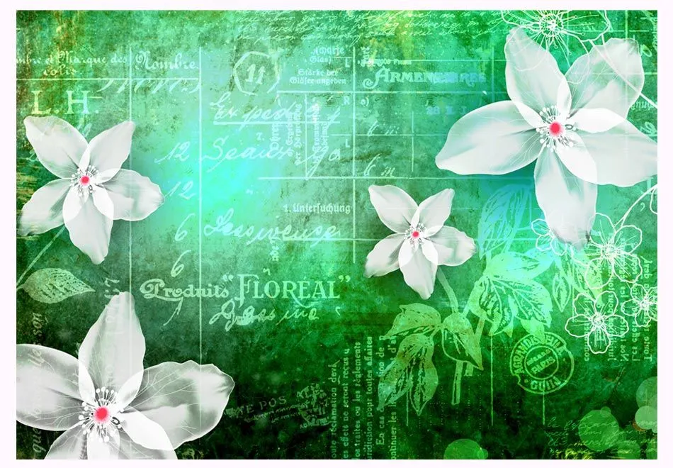 Fototapeta - Floral notes III-2