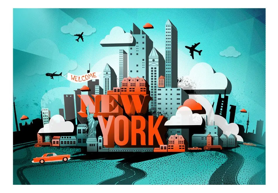 Fototapeta - Welcome New York-2