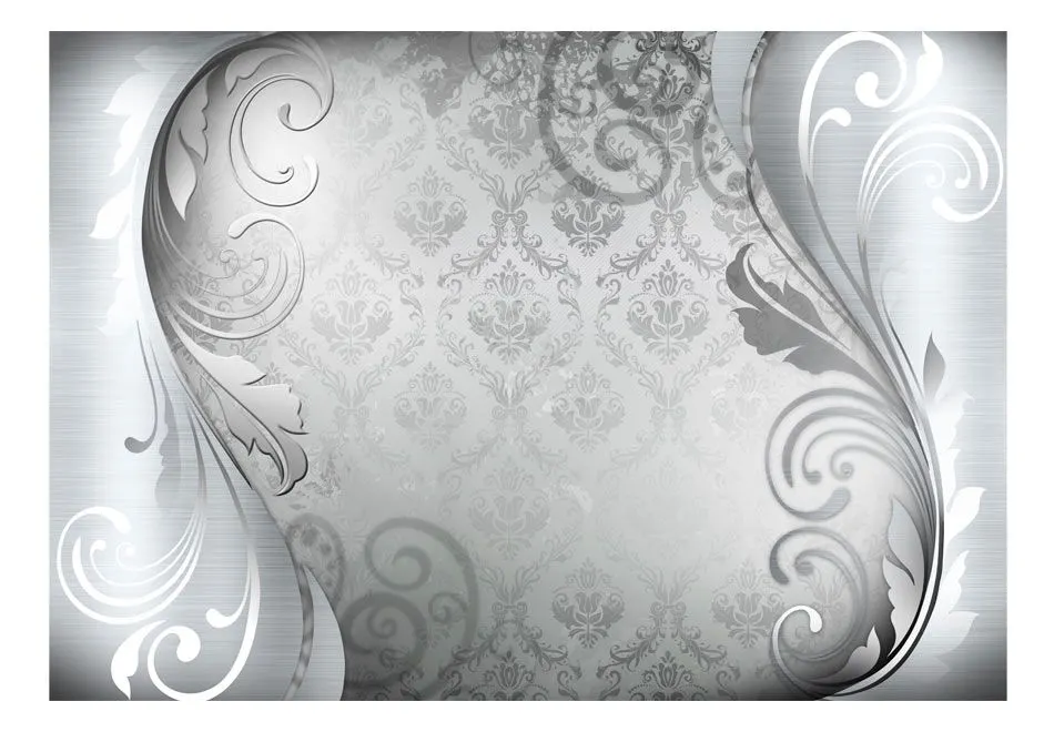 Fototapeta - Szary ornament-2