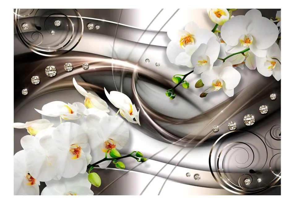 Fototapeta - Bryza i orchidea-2