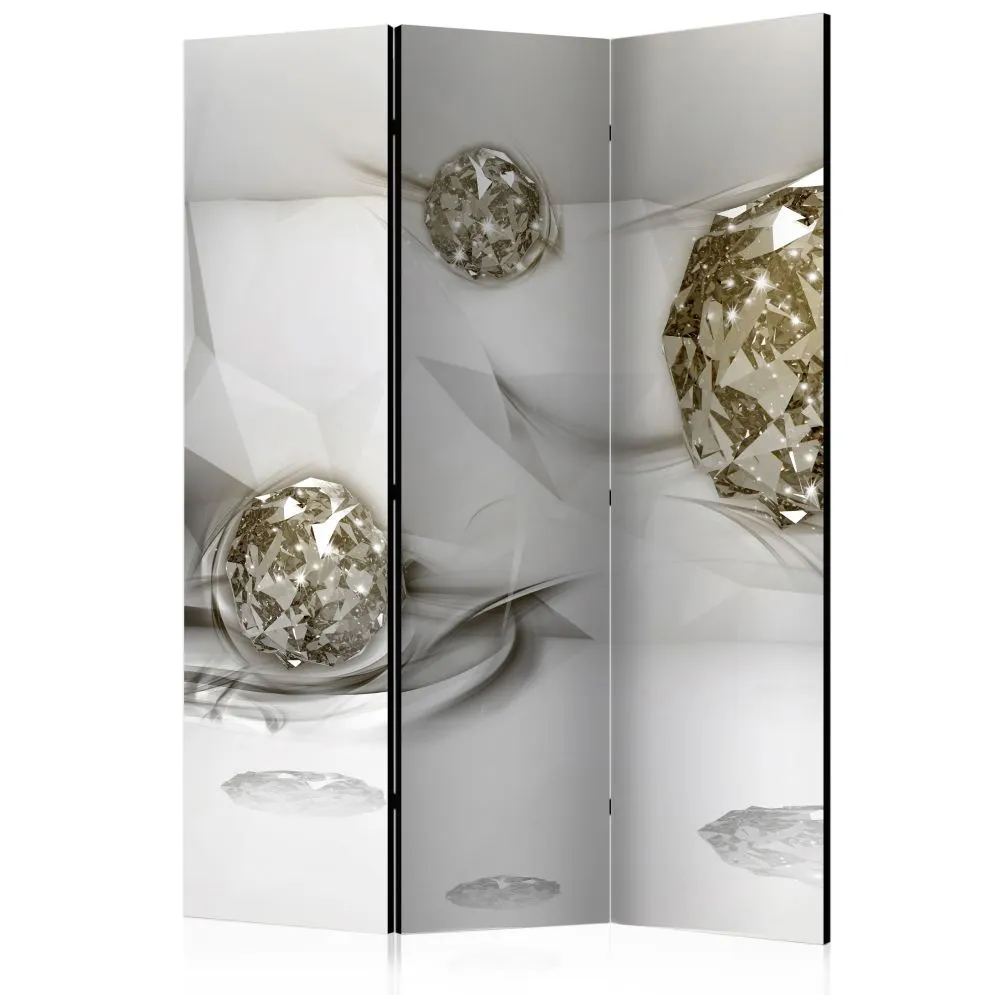 Parawan akustyczny 3D 135x172 cm 3-częściowy szary | MIRAT.