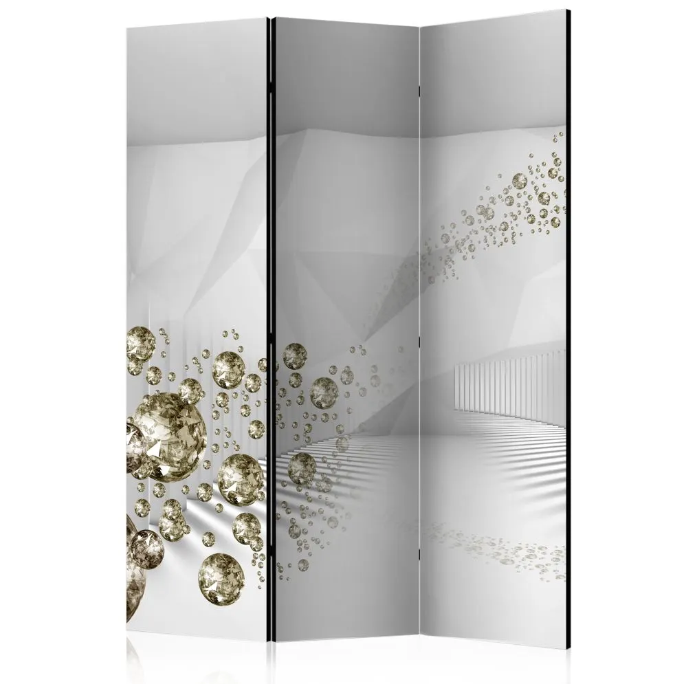 Parawan jednostronny  3D 135 x 172 cm Szary
