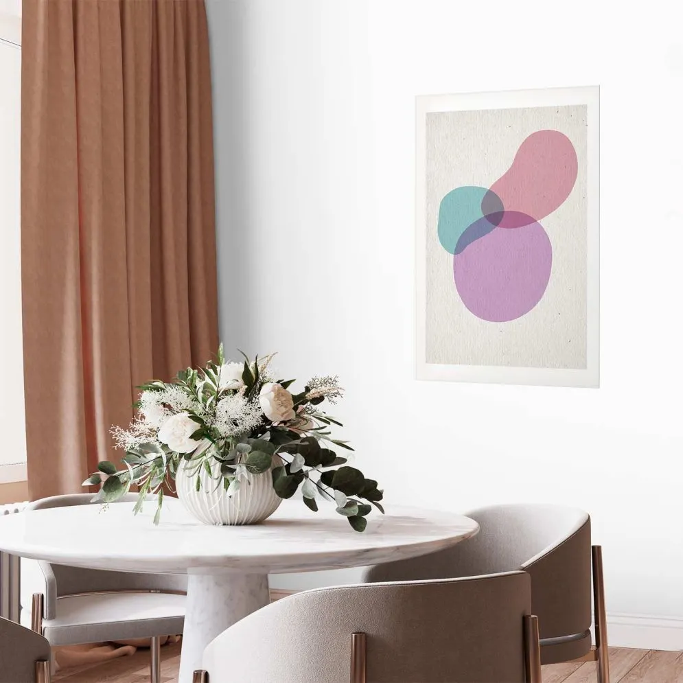 Plakat Mieszanka barw 40x60 cm bez ramy z marginesem | MIRAT.