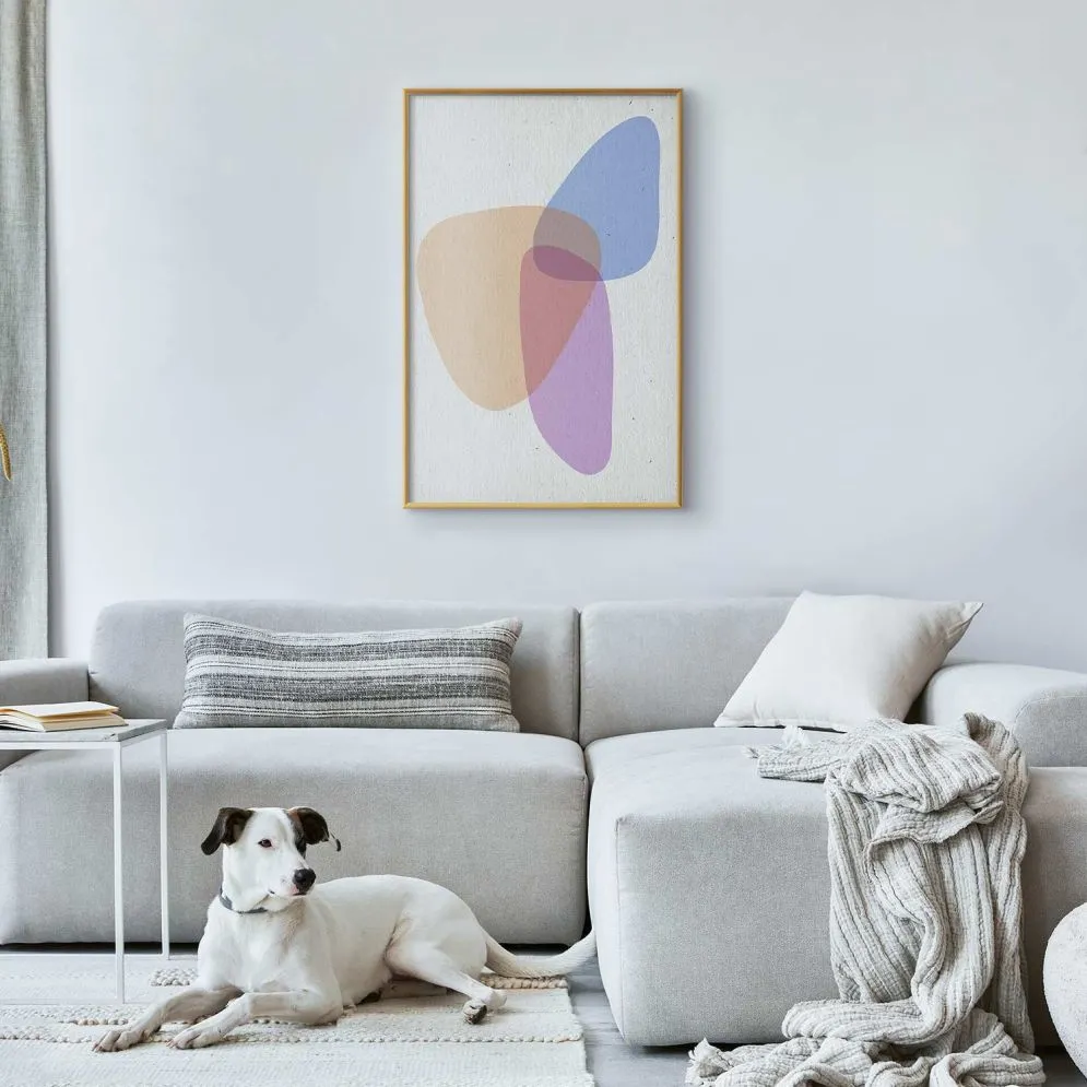 Plakat Część wspólna 21x30 cm z ramą złotą bez marginesu | MIRAT.