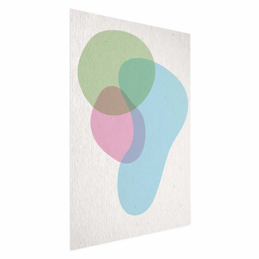Plakat Kolorowe plamy 40x60 cm bez ramy bez marginesu | MIRAT.
