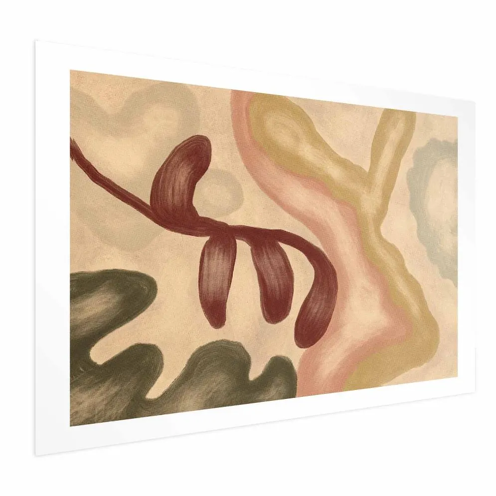 Plakat Kolorowe kształty 42x29,7 cm bez ramy z marginesem | MIRAT.