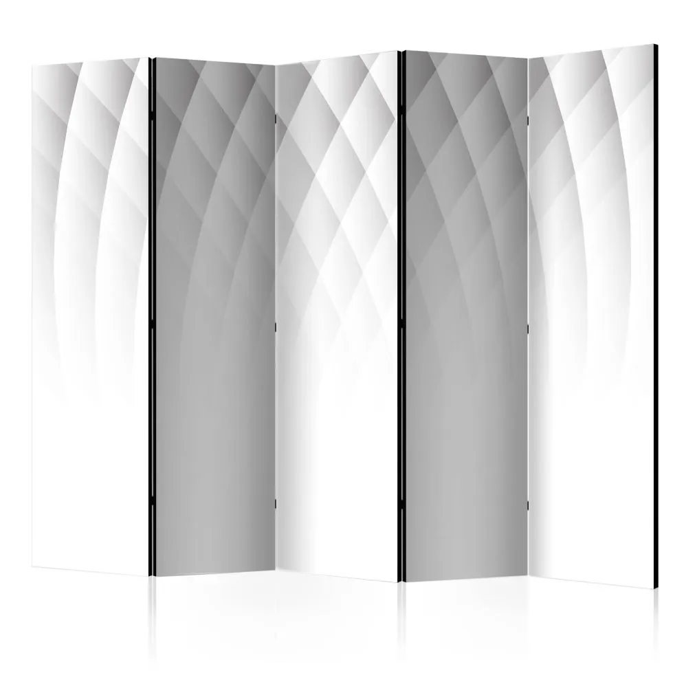 Parawan jednostronny  Abstrakcje 225 x 172 cm Czarny