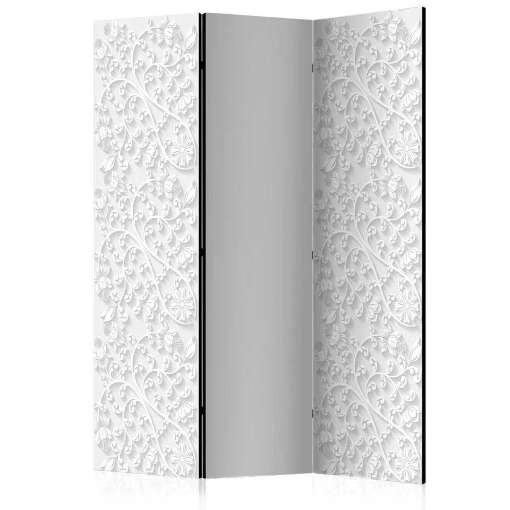 Parawan dwustronny  Tła i desenie 135 x 172 cm Czarny