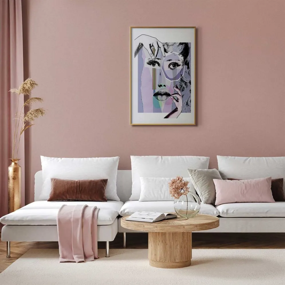 Plakat Chirurgia plastyczna 60x90 cm z ramą złotą z marginesem | MIRAT.