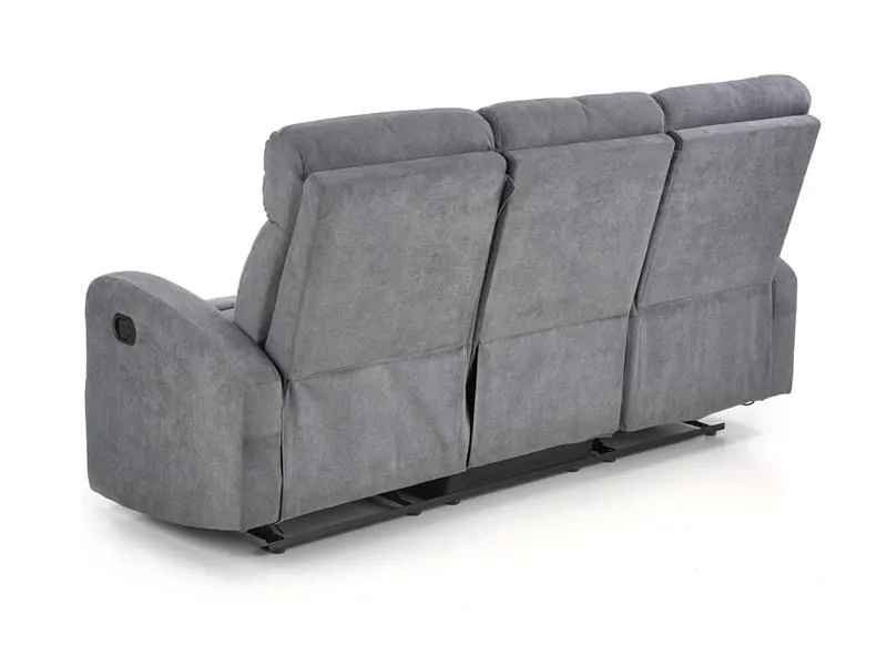 Sofa OSLO 3S szara trzyosobowa do salonu | MIRAT.