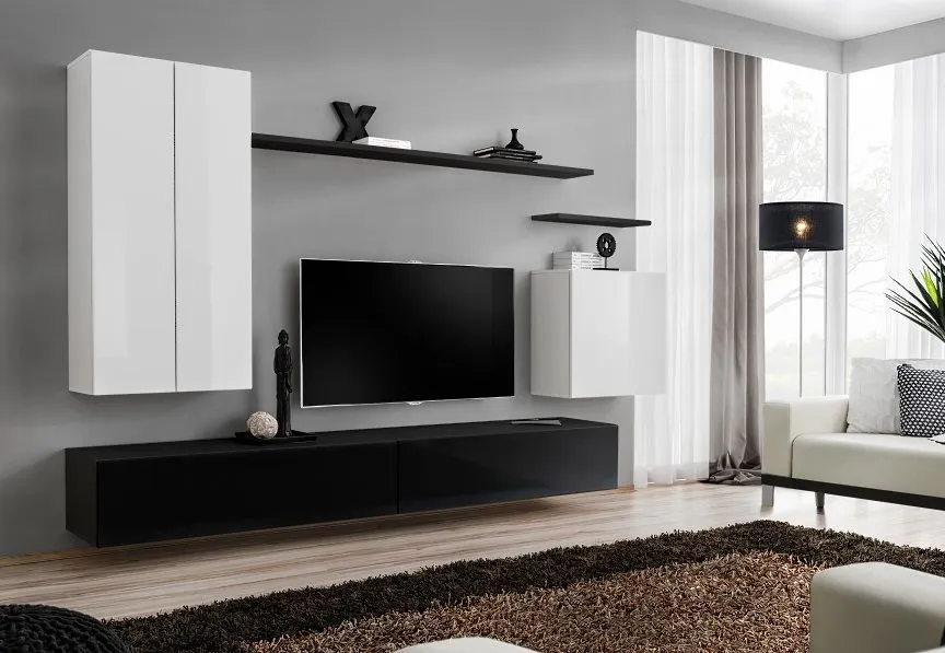 Meblościanka SWITCH II w stylu nowoczesnym do salonu | MIRAT.  kolekcja SWITCH