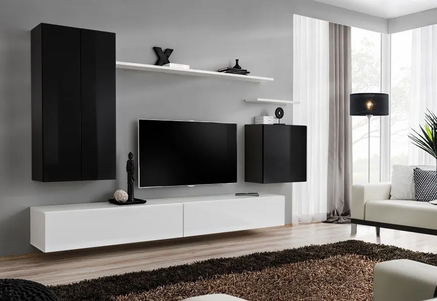 Meblościanka SWITCH II w stylu nowoczesnym do salonu | MIRAT.  kolekcja SWITCH