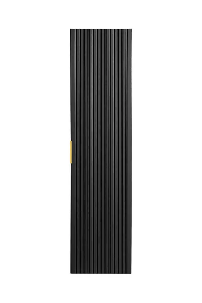 Szafka łazienkowa ADEL BLACK 80 35cm czarny mat ryflowane fronty I sklep meblowy MIRAT. styl LOFT, RYFLOWANY