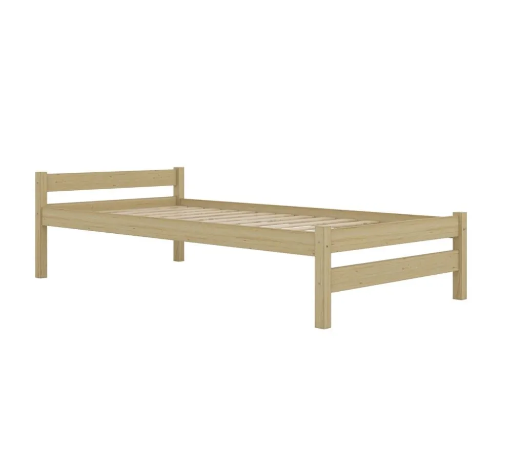 Łóżko młodzieżowe KOX-BED 80x160 sosna naturalna drewniane I sklep meblowy MIRAT. styl SKANDYNAWSKI