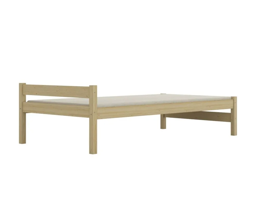 Łóżko młodzieżowe KOX-BED 80x160 sosna naturalna drewniane I sklep meblowy MIRAT. styl SKANDYNAWSKI