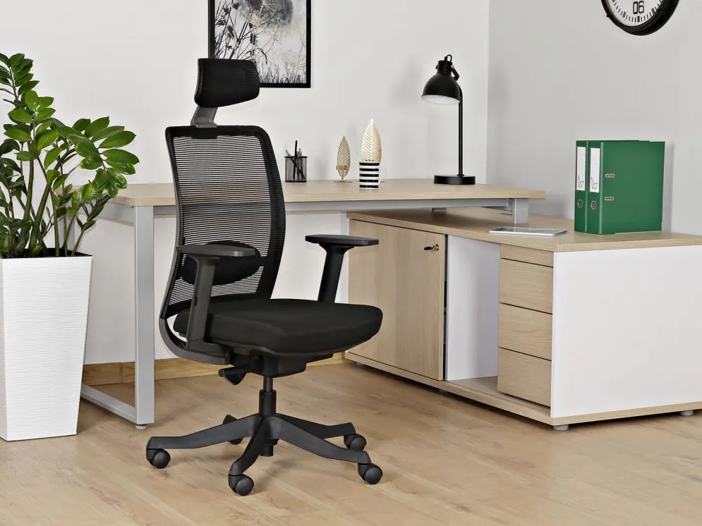 Fotel biurowy ANGGUN czarny ergonomiczny | MIRAT. w stylu kolekcja