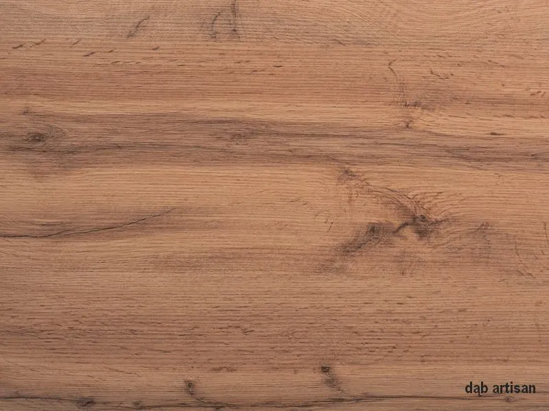 Stół rozkładany NIGEL dąb artisan/biały mat designerski | MIRAT.