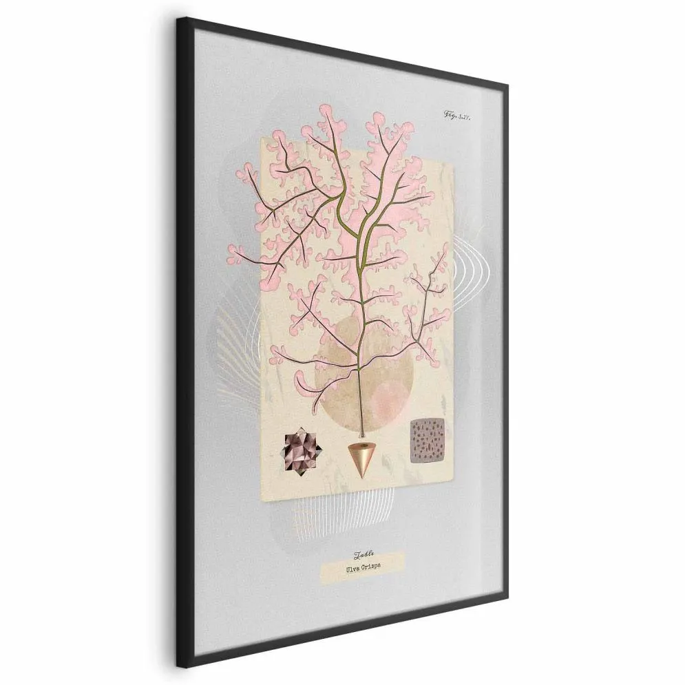 Plakat Tajemnicze drzewko 40x60 cm z ramą czarną bez marginesu | MIRAT.