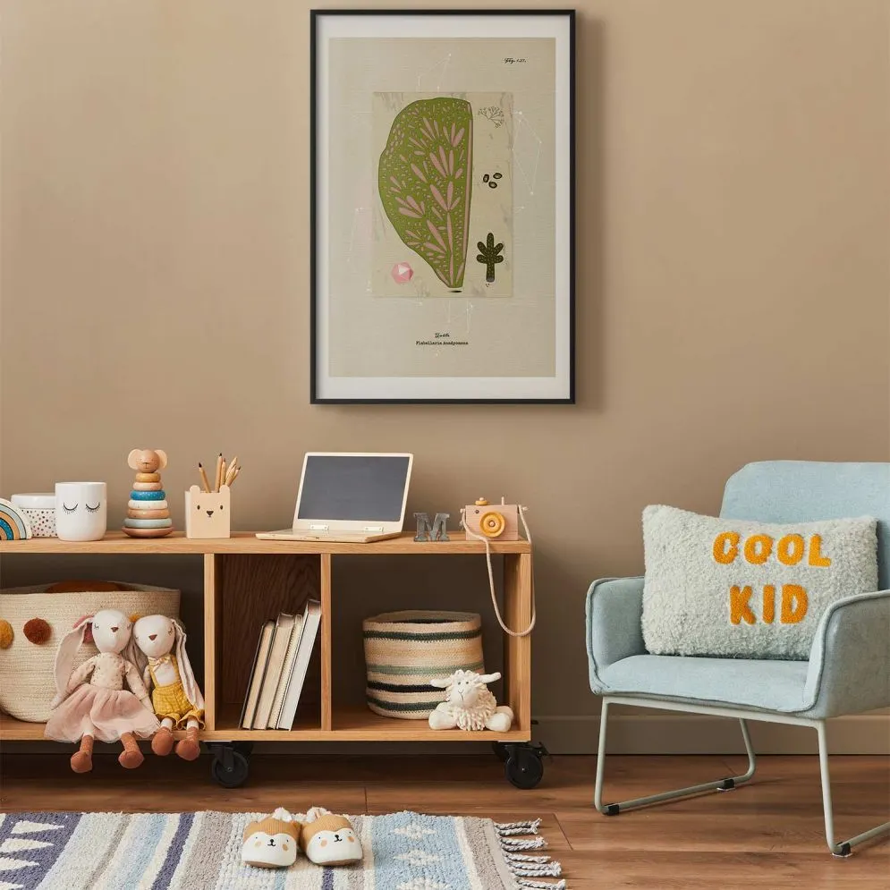 Plakat abstrakcyjne drzewo 40 x 60 cm z ramą czarną | MIRAT.  kolekcja b-A-0396-ao-a