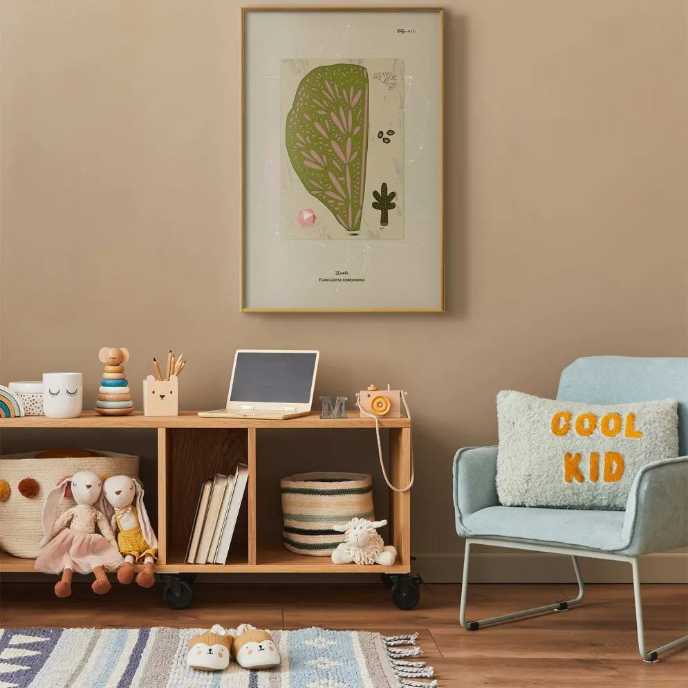 Plakat Abstrakcyjne drzewo 21x30cm z ramą złotą bez marginesu | MIRAT. kolekcja b-A-0396-ao-a