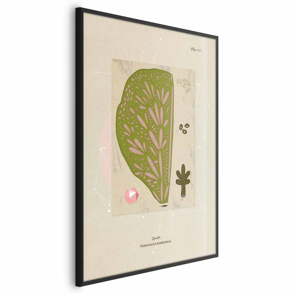 Plakat Abstrakcyjne drzewo 29,7x42cm z ramą czarną bez marginesu | MIRAT.  kolekcja b-A-0396-ao-a