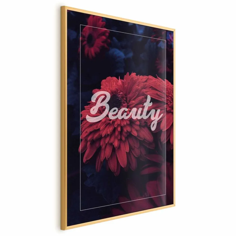 Plakat Biały koń 29,7x42 cm bez ramy z marginesem | MIRAT.