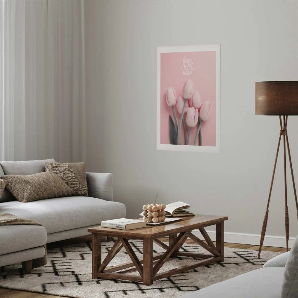 Plakat Sześć tulipanów 21x30 cm bez ramy z marginesem | MIRAT.