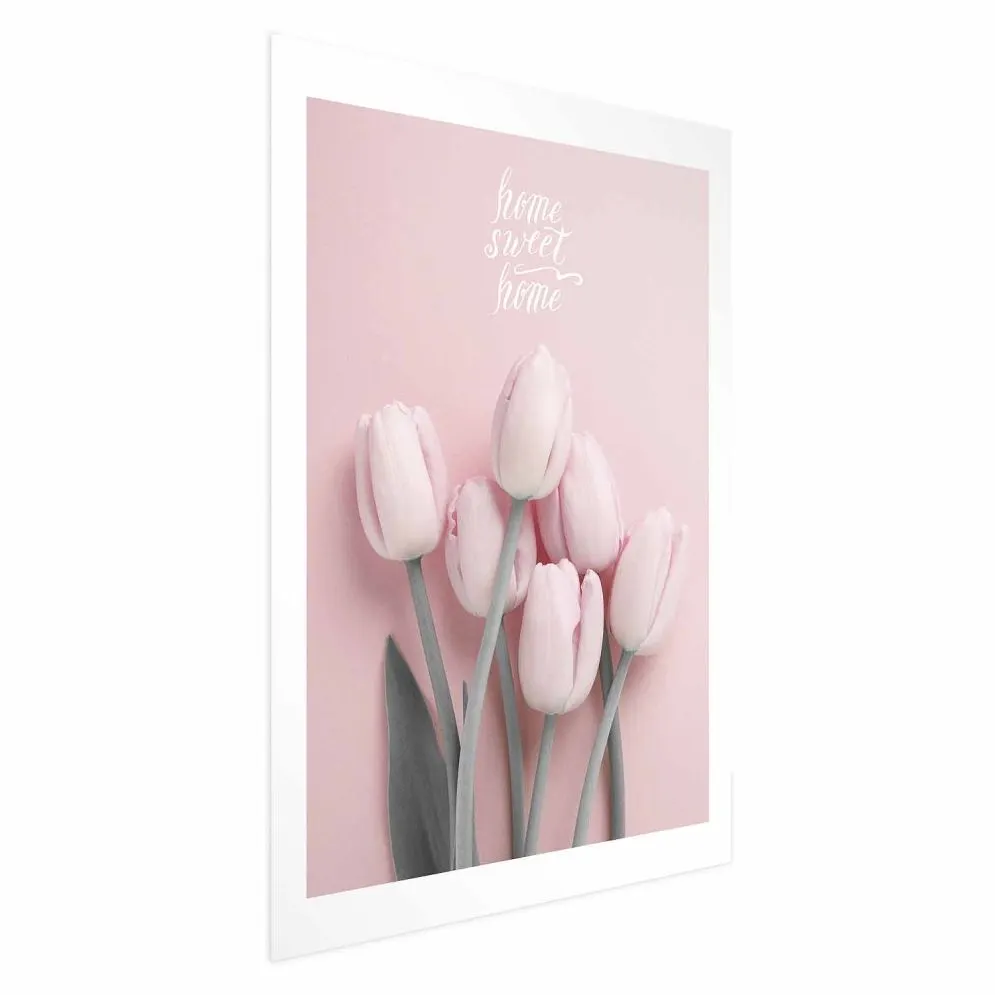 Plakat Sześć tulipanów 21x30 cm bez ramy z marginesem | MIRAT.