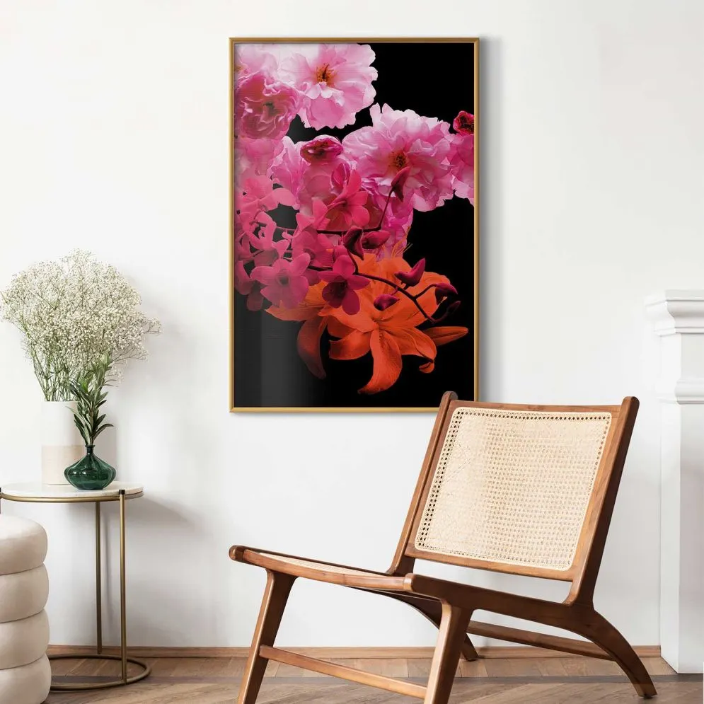 Plakat Wiosenne nasycenie 60x90 cm z ramą złotą bez marginesu | MIRAT.
