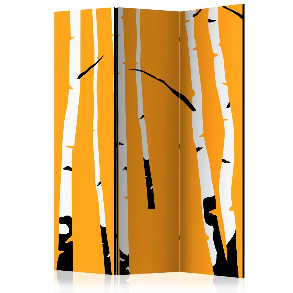 Parawan dwustronny Pejzaże 135x172 cm 3-częściowy czarny | MIRAT.